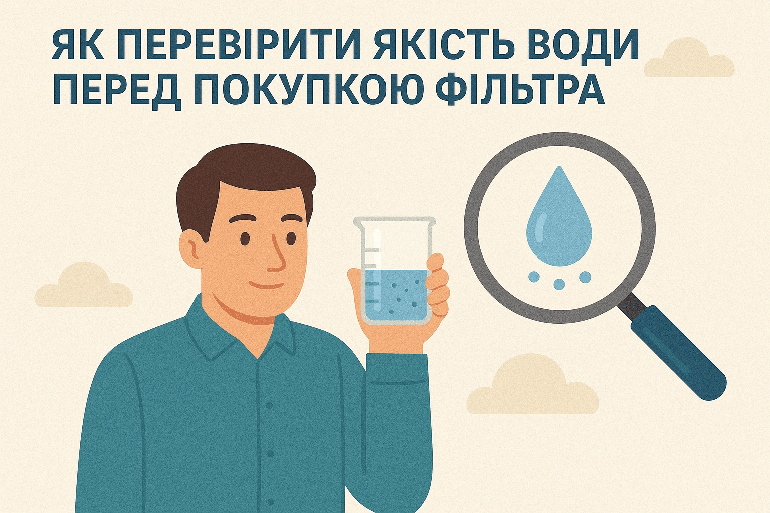 Як перевірити якість води перед покупкою фільтра