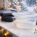 Ідеальні контейнери для гарячих страв: чорний і прозорий варіанти під запайку