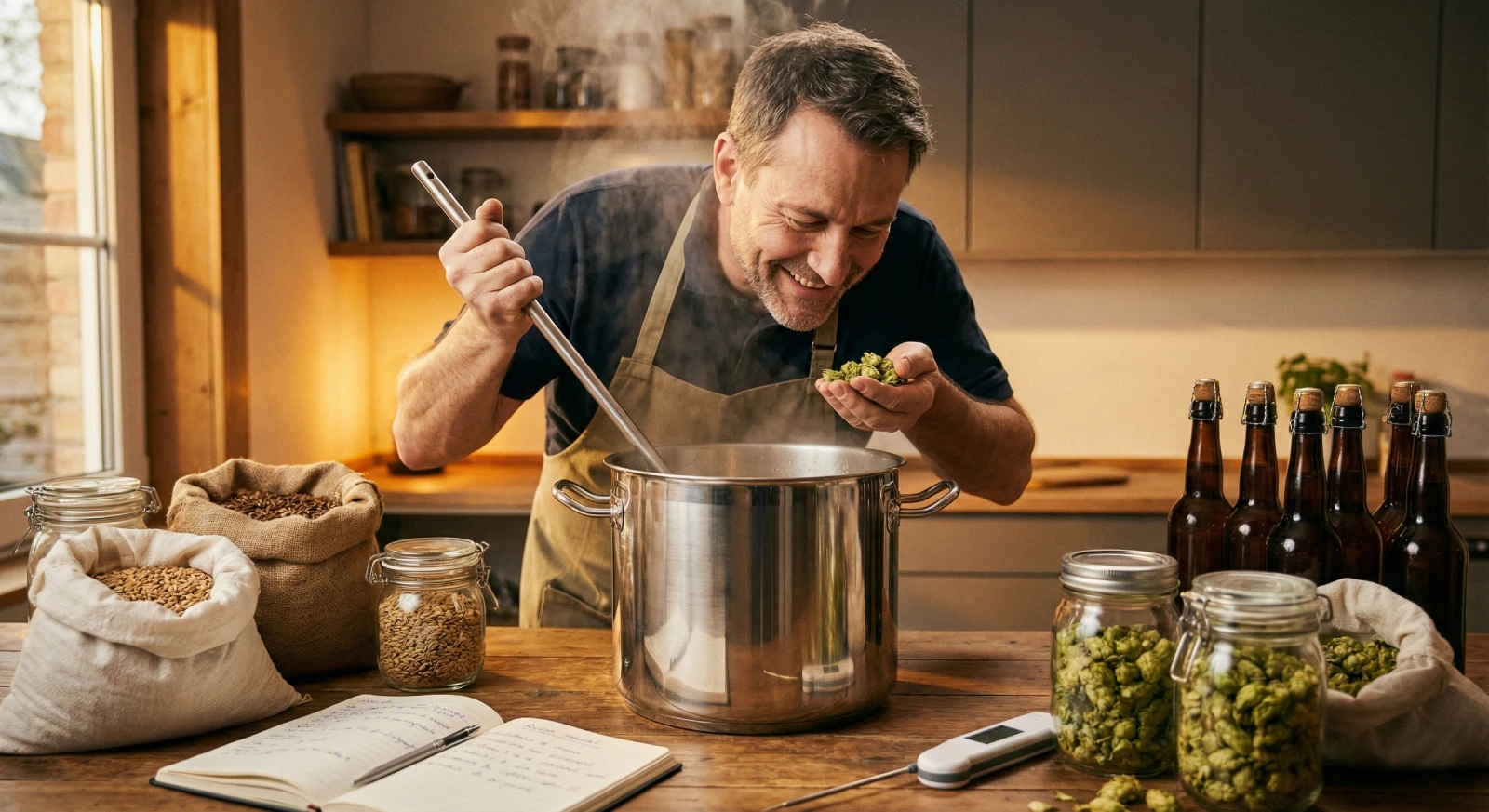 Что нужно для домашнего пивоварения