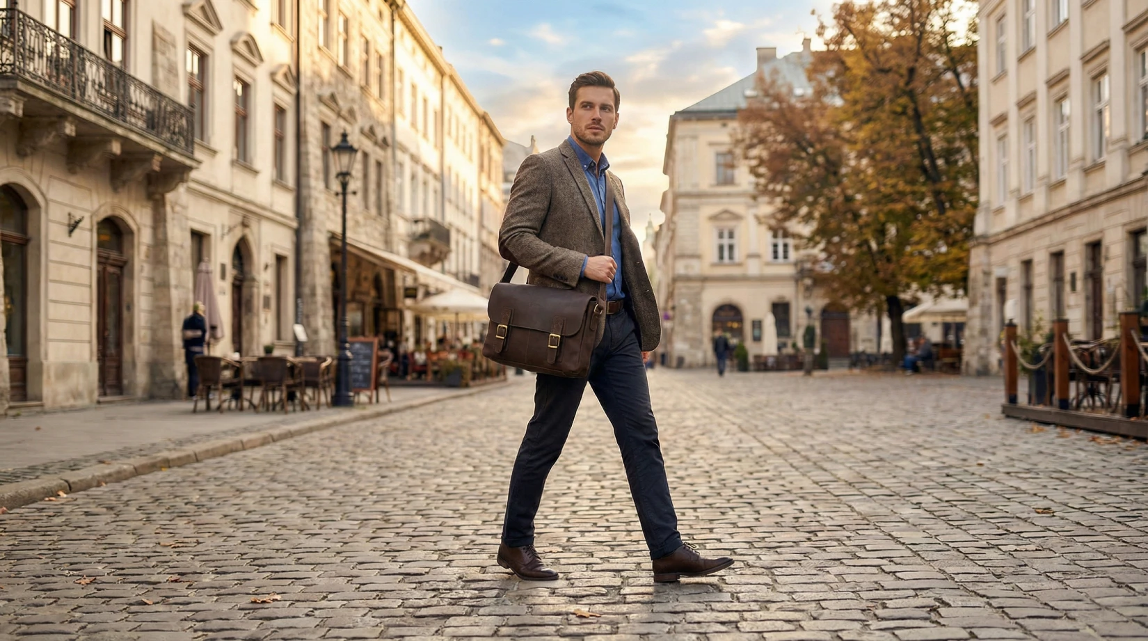 Сумка мужская через плечо: как выбрать идеальную модель