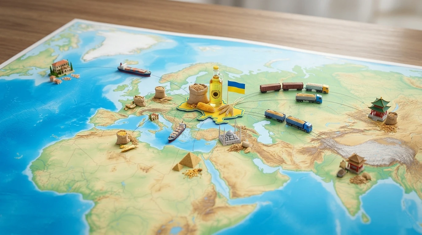 В які країни Україна експортує агропродукцію