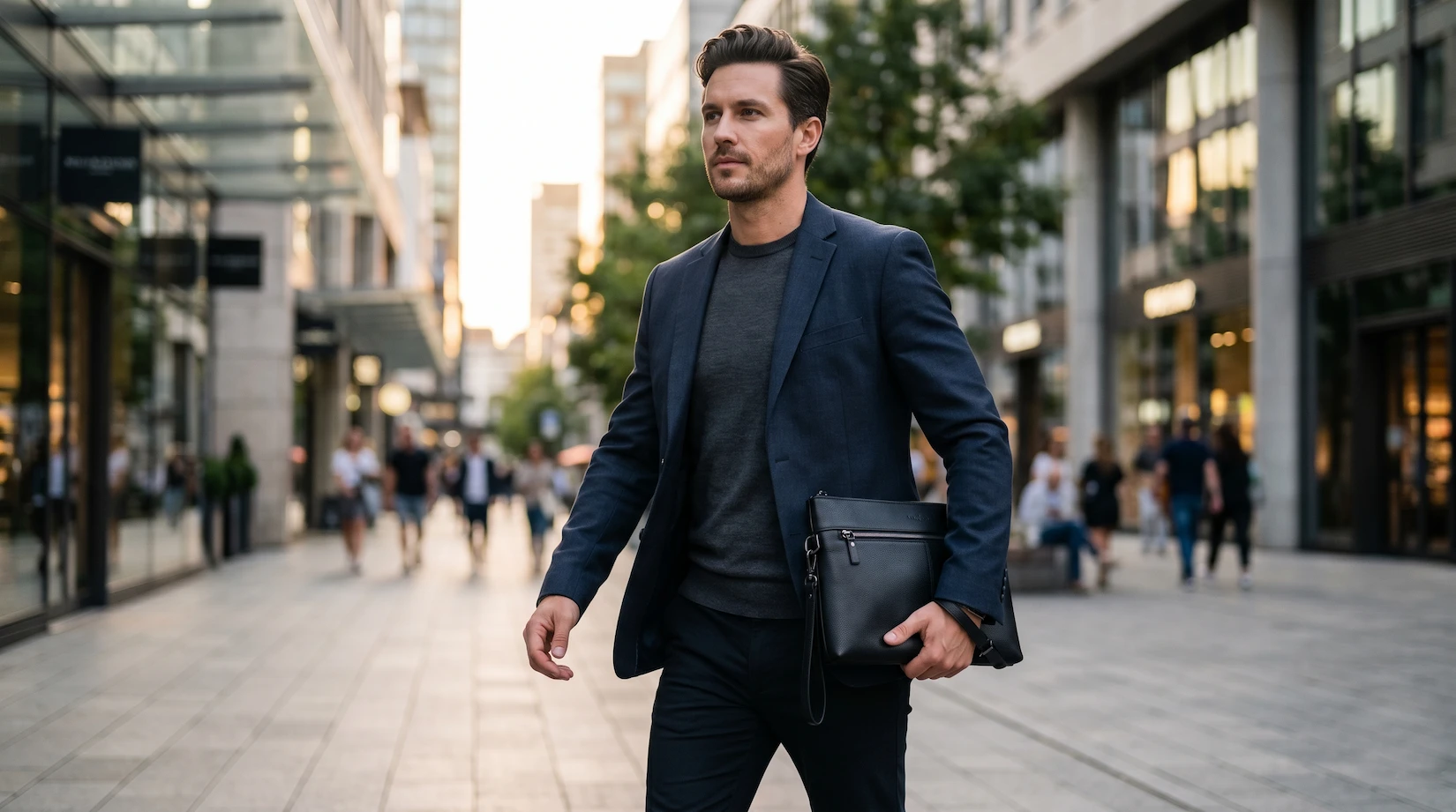 Барсетка чоловіча - шкіряна чи з тканини?