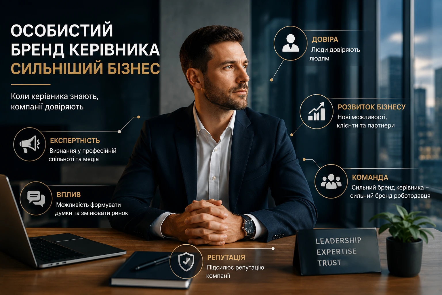 Особистий бренд керівника: як він впливає на розвиток компанії