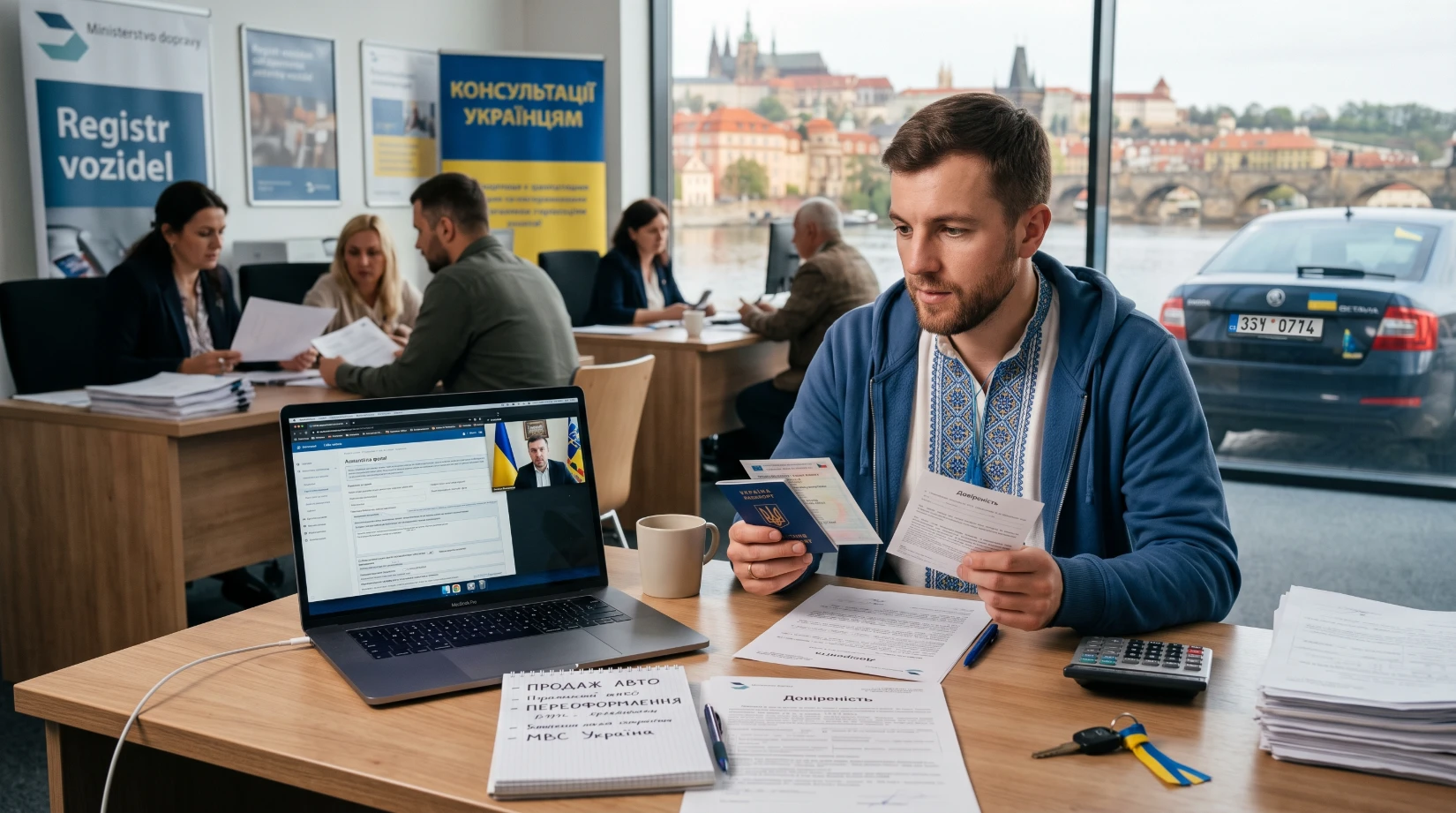 Як українцям у Чехії продати, переоформити або зняти з обліку авто в Україні