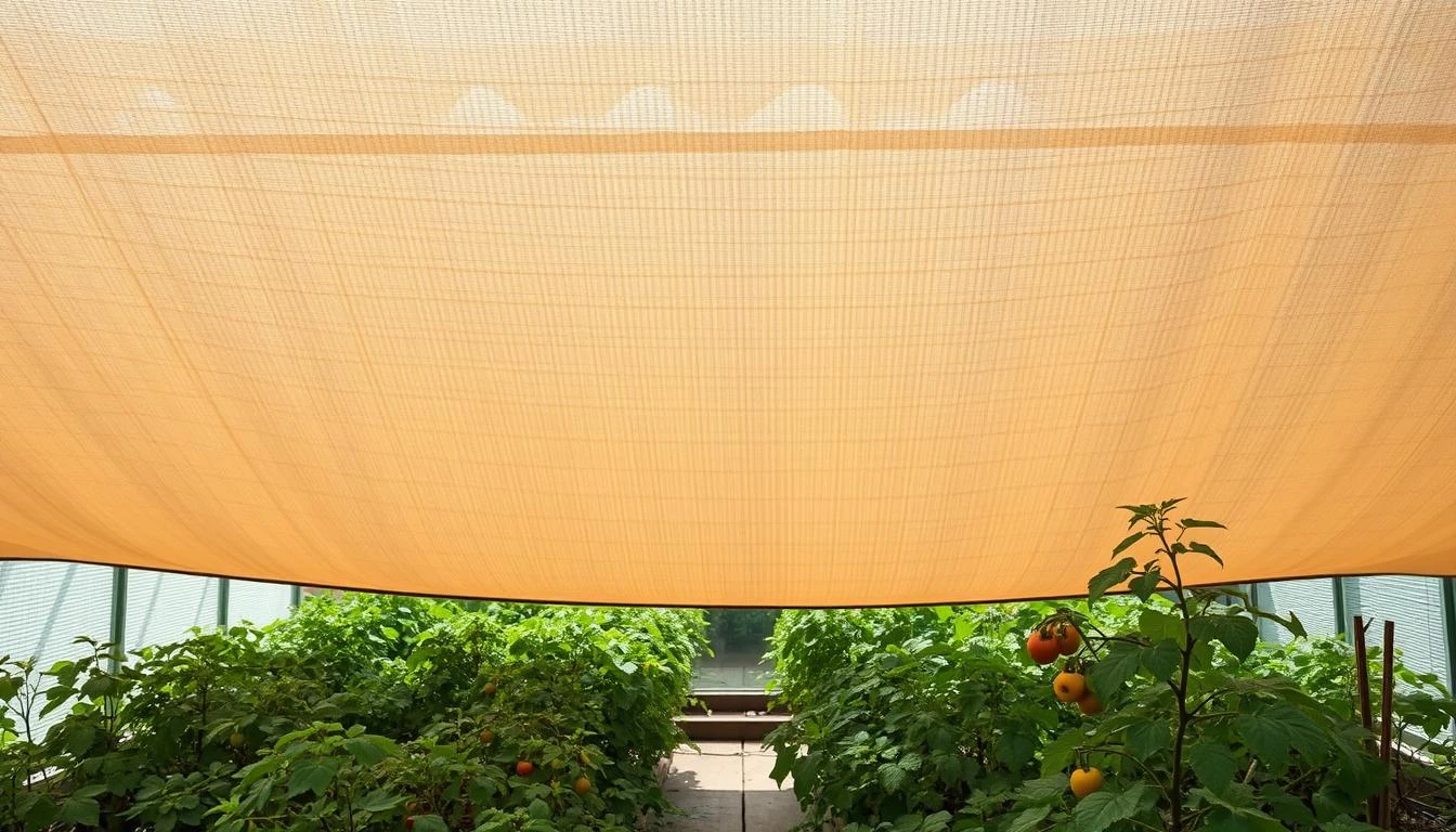 Затеняющая сетка из полиэтилена