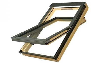 мансардное окно с центральной осью открывания